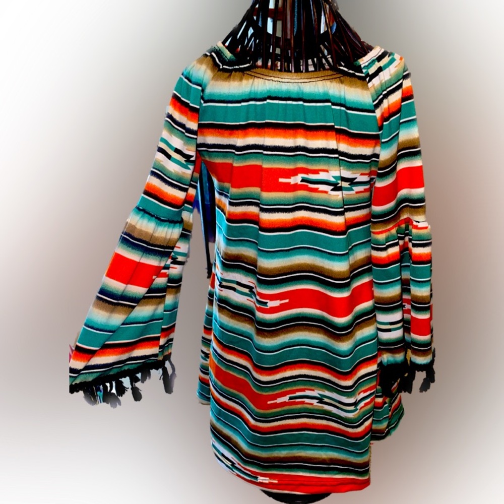 southwest/ Serape pattern tunic girls size 4-6t